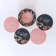 Snuggle Hunny Kids Reversible Milestone Cards - BELLE & ROSE GOLD - Babyonline