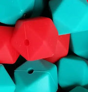 My Little Prince Teething Necklace - TURQUOISE & SCARLET RED - Babyonline