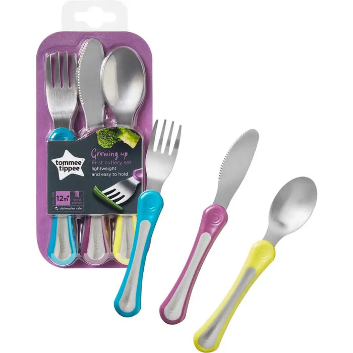 Tommee Tippee Growing Up First Cutlery Set 12m+ - Babyonline