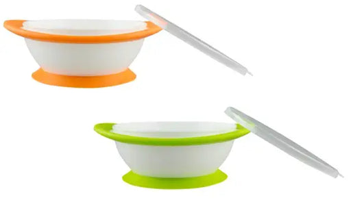 NUK No-Mess Weaning Bowls 6m+ - Pack of 2 - Babyonline