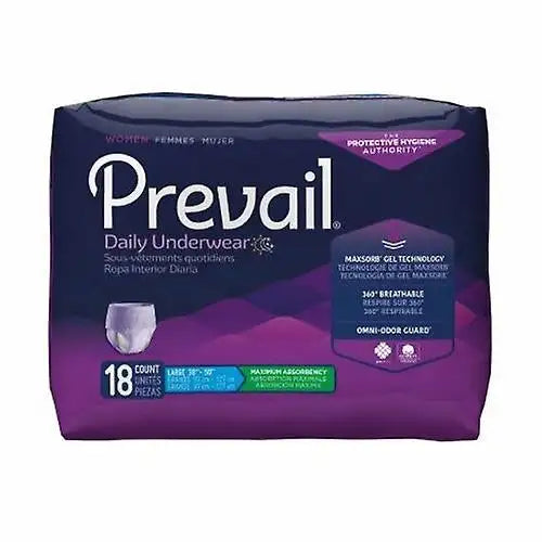 Prevail® Underwear for Women Large – (PWC-513/1) pack of 18pcs