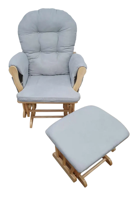 Glider and top nursing ottoman
