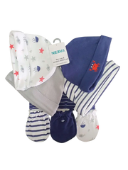 Neeva 8 Piece Hat & Mitten Set CRAB - Babyonline