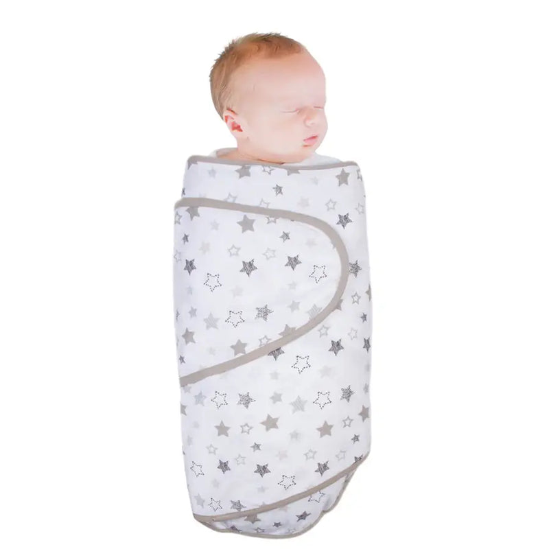 Miracle Blanket Swaddle - GREY STARS - Babyonline