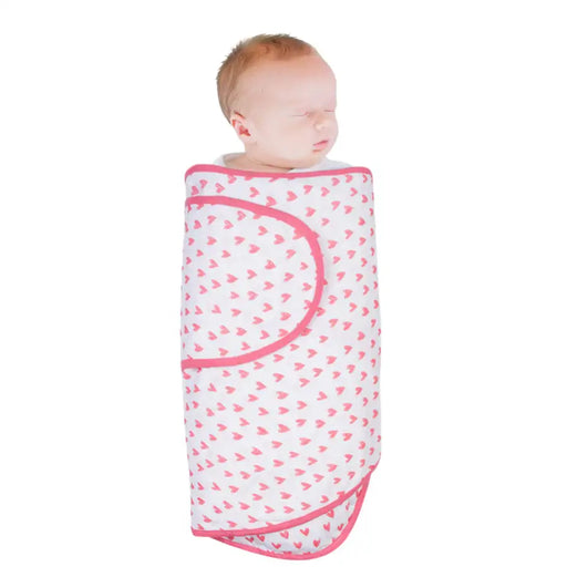 Miracle Blanket Swaddle - CORAL HEARTS - Babyonline