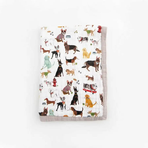Little Unicorn Cotton Muslin Baby Blanket - Woof - Babyonline