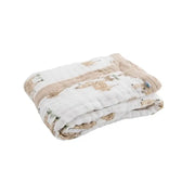 Little Unicorn Cotton Muslin Baby Blanket - Llama Llama - Babyonline