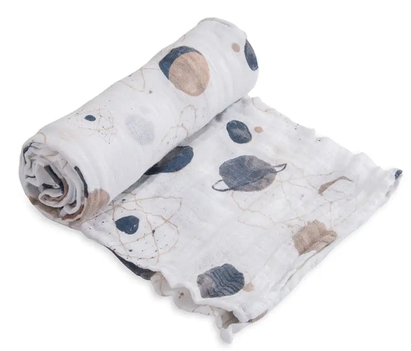 Little Unicorn Single Muslin Swaddle - Planetary - Babyonline