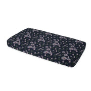 Little Unicorn Cotton Muslin Cot Sheet - Dark Coneflower - Babyonline