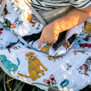 Little Unicorn Muslin Quilt DOGS - Babyonline
