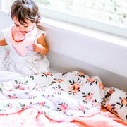 Little Unicorn Muslin Quilt WATERCOLOUR ROSES - Babyonline