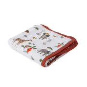 Little Unicorn Deluxe Muslin Quilt Safari Social - Babyonline