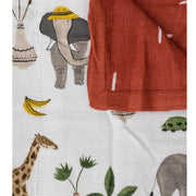 Little Unicorn Deluxe Muslin Quilt Safari Social - Babyonline