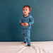 Woolbabe Merino/Organic Long Sleeve Cotton Pyjamas - LAKE WILDERNESS - Babyonline