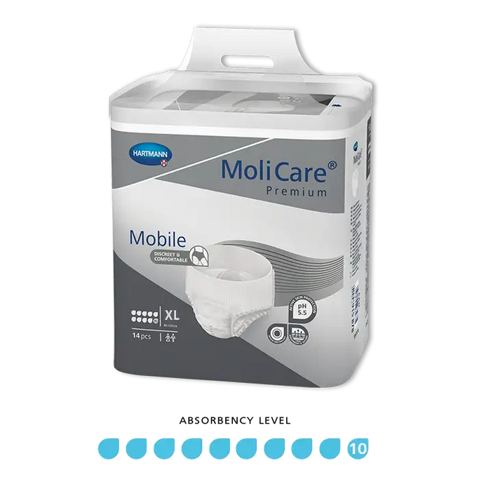 MoliCare Premium Mobile 10D -  XLarge (Pack of 14)