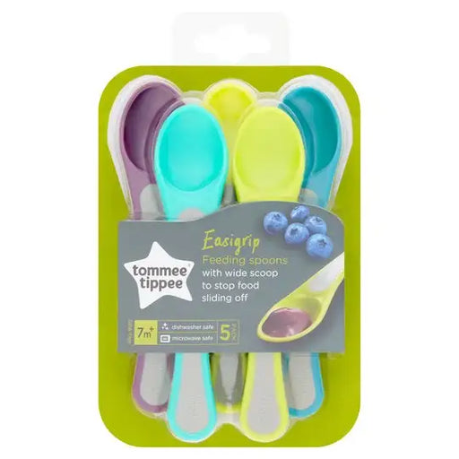 Tommee Tippee Easigrip Spoons - Pack of 5 - Babyonline