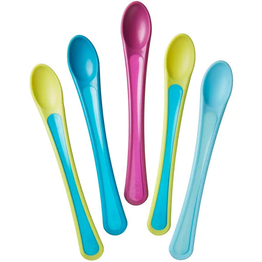 Tommee Tippee Soft Tip Weaning Spoons - Pack of 5 - Babyonline