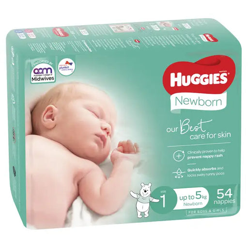 Huggies Newborn (Up To 5kg) UNISEX - Babyonline