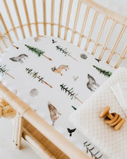 Snuggle Hunny Kids Bassinet Sheet / Change Pad Cover - Alpha - Babyonline