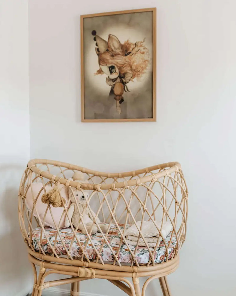 Snuggle Hunny Kids Bassinet Sheet / Change Pad Cover - Florence - Babyonline
