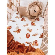 Snuggle Hunny Kids Bassinet Sheet / Change Pad Cover - LION - Babyonline