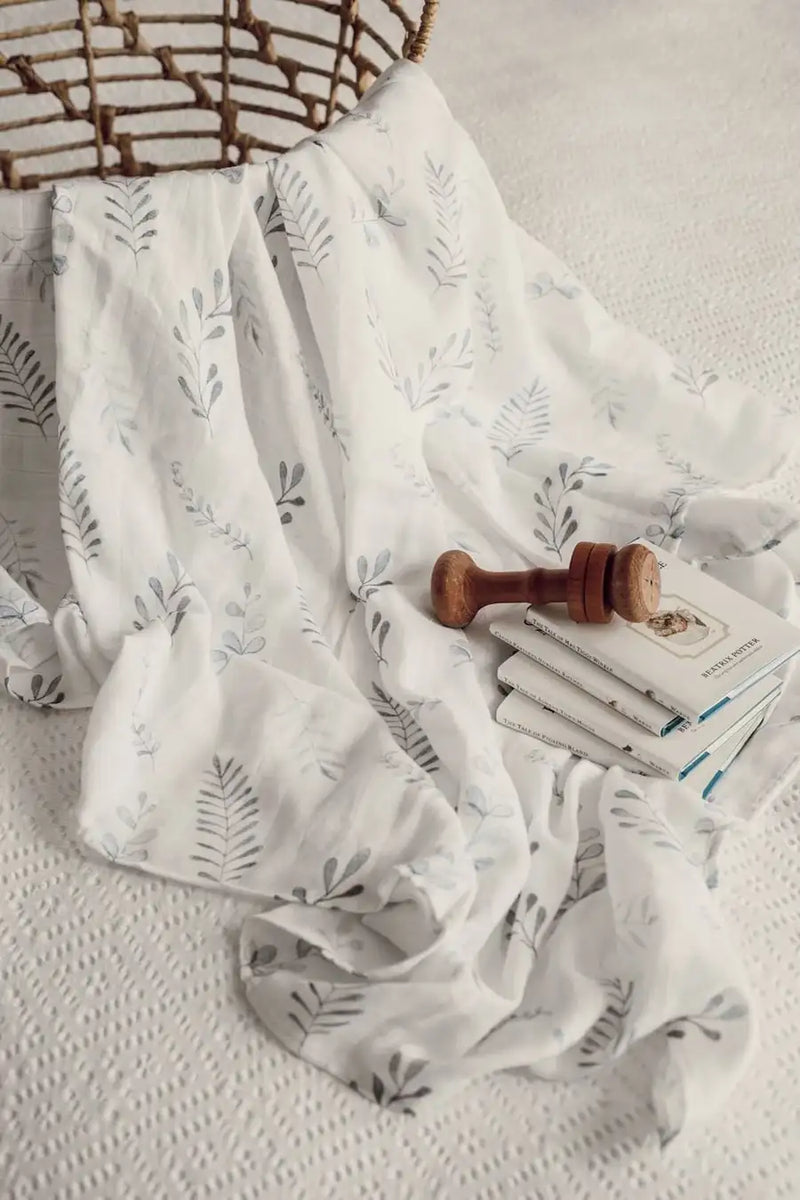Snuggle Hunny Kids Organic Muslin Wrap - Wild Fern - Babyonline