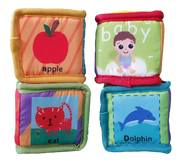 Soft Blocks Touch, Sight & Sound - Pack of 4 - Babyonline