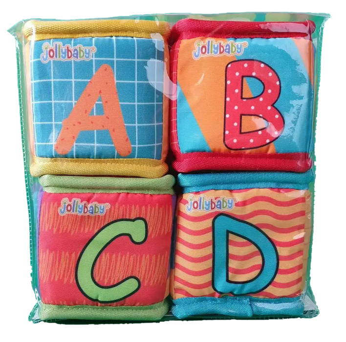 Soft Blocks Touch, Sight & Sound - Pack of 4 - Babyonline