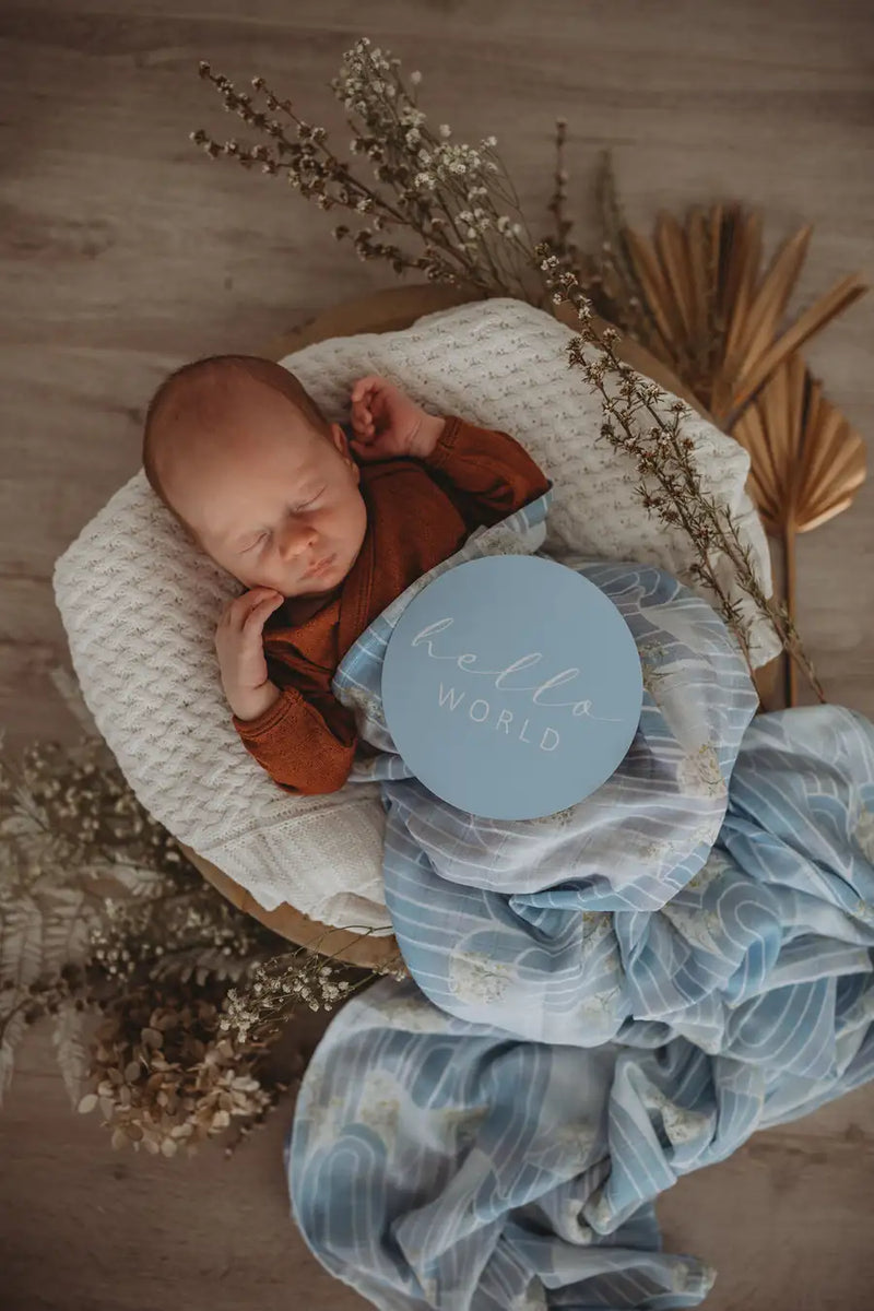 Snuggle Hunny Kids Organic Muslin Wrap - Eventide Miss Kyree Loves - Babyonline