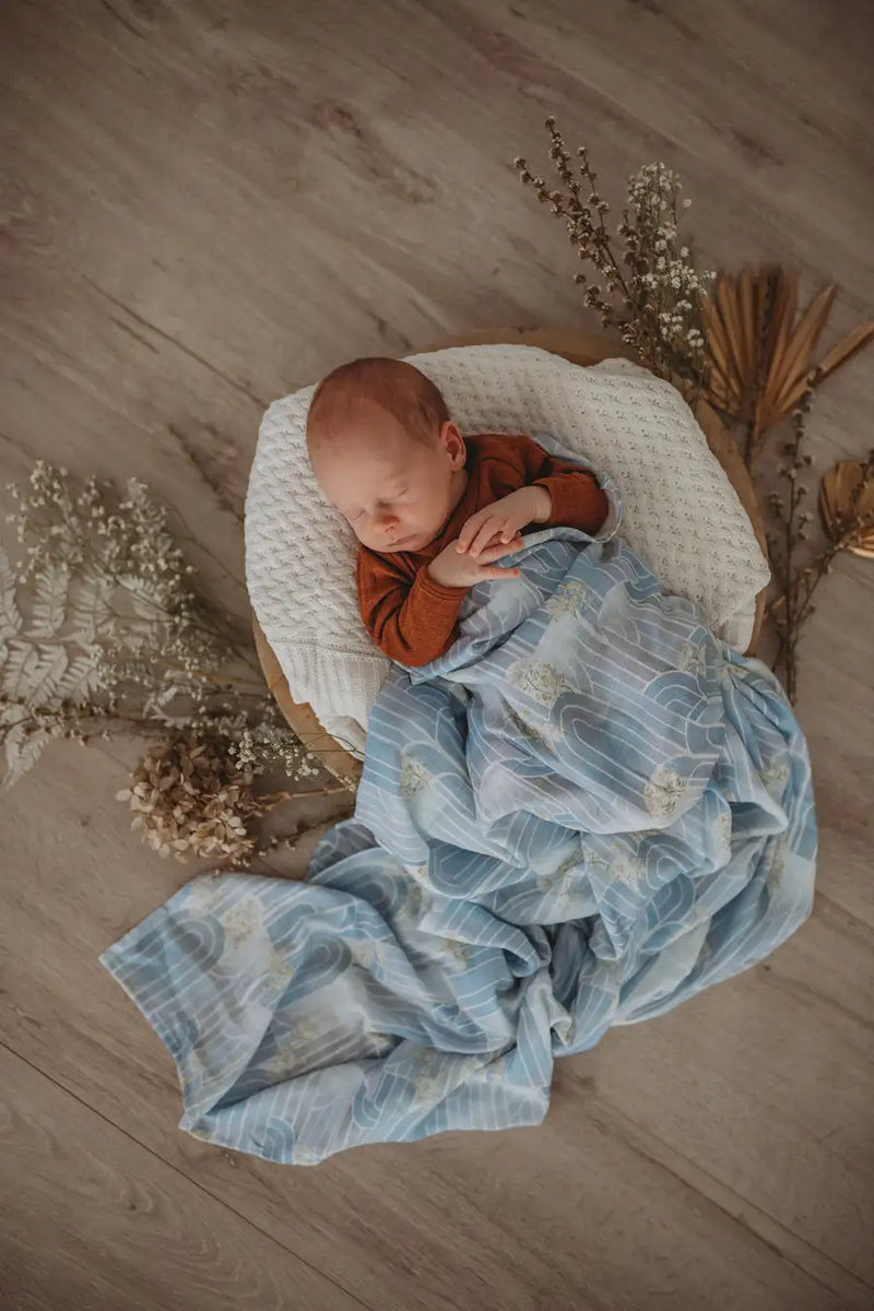 Snuggle Hunny Kids Organic Muslin Wrap - Eventide Miss Kyree Loves - Babyonline