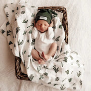Snuggle Hunny Kids Organic Muslin Wrap - Cactus - Babyonline
