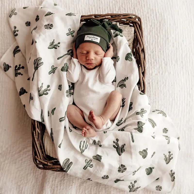 Snuggle Hunny Kids Organic Muslin Wrap - Cactus - Babyonline