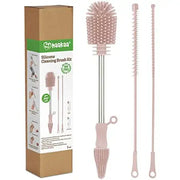 Haakaa Silicone Cleaning Brush Kit - Babyonline