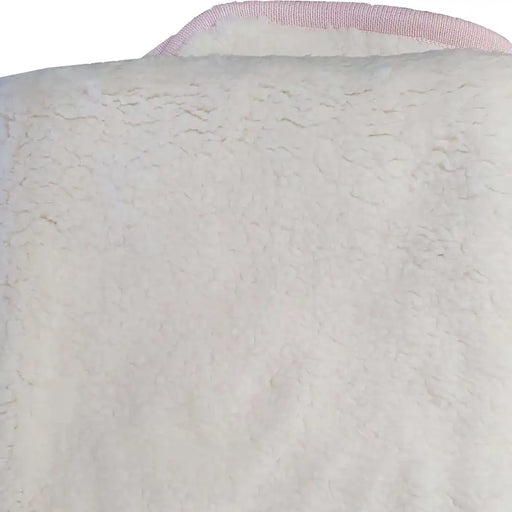 Sleep Tight Cable Knit and Wool Blanket BABY PINK - Babyonline