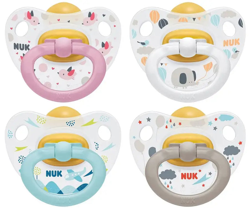 NUK *LATEX* Happy Kids Pacifiers - Pack of 2 - Babyonline