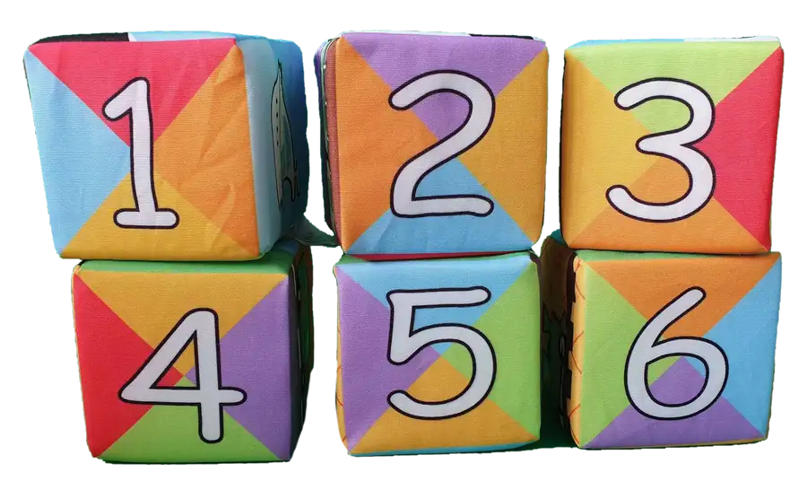Soft Blocks Counting - Pack of 6 - Babyonline