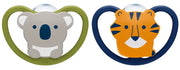 Nuk *SILICONE* Space Pacifiers Pack of 2 - Babyonline