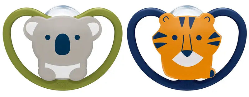 Nuk *SILICONE* Space Pacifiers Pack of 2 - Babyonline