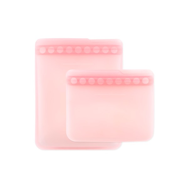 Bumkins Silicone Flat Reusable Bags 2pk
