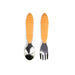 Bumkins Spoon and Fork Set - Tangerine - Babyonline
