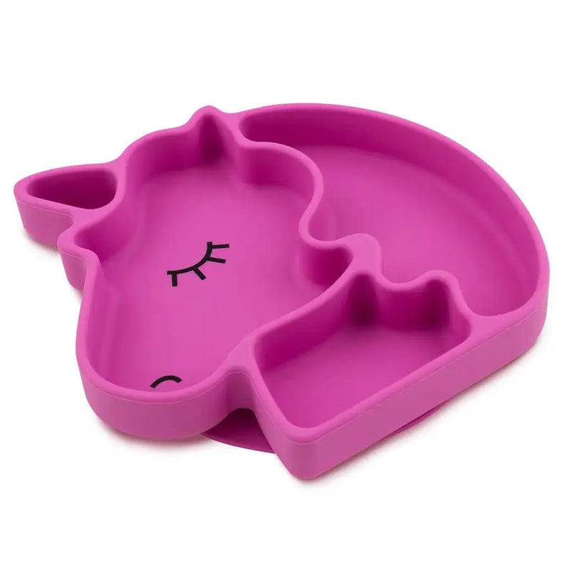 Bumkins Silicone Grip Dish - Unicorn - Babyonline