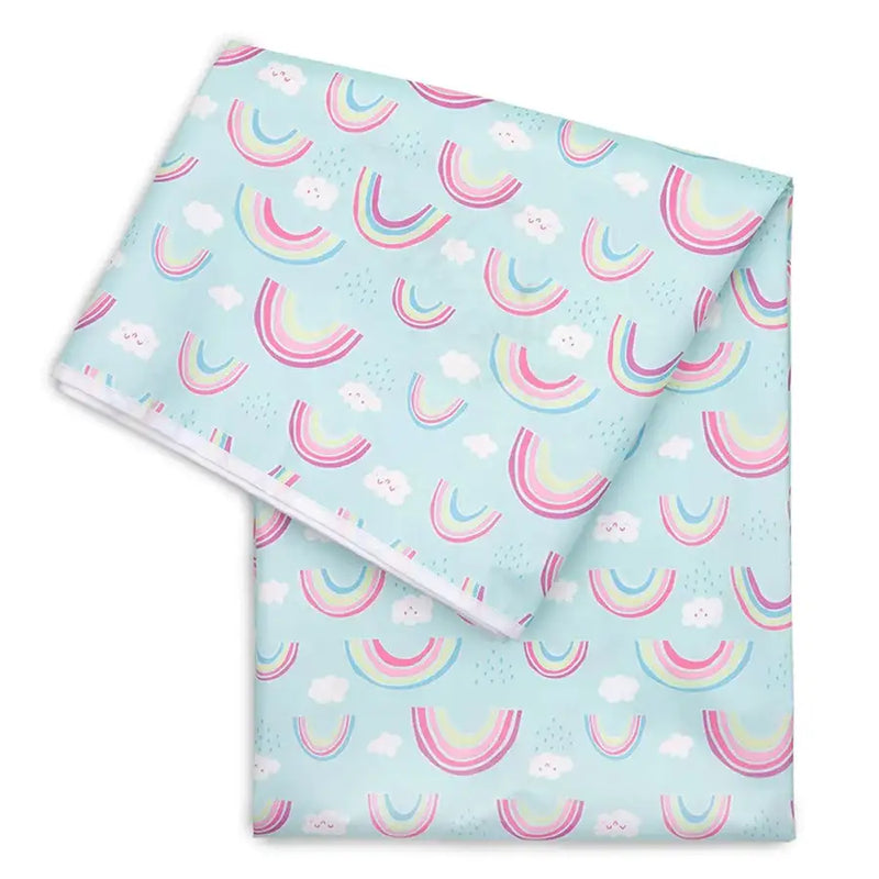 Bumkins Waterproof Splat Mat - Rainbows - Babyonline