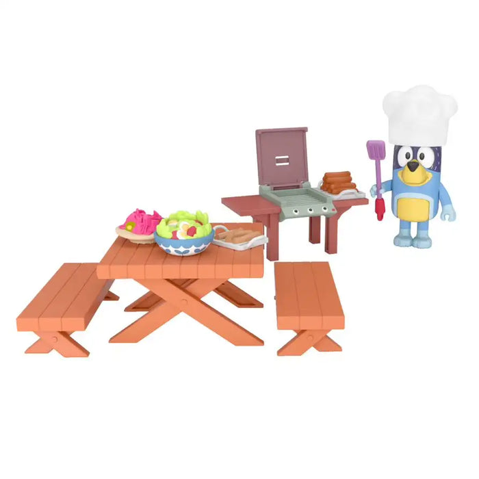 Bluey - Mini Play Set - Family Backyard BBQ