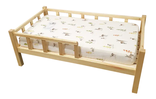 My First Bed - Olive Montessori Toddler Bed with Railing - Babyonline