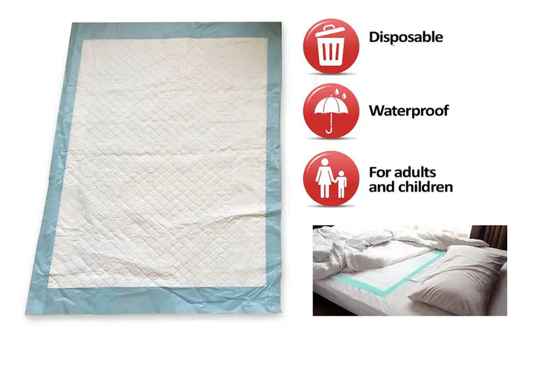 SuperCare Disposable Bed Liners ( Approx. 58cm x 91cm) - Pack of 10 pcs - Babyonline