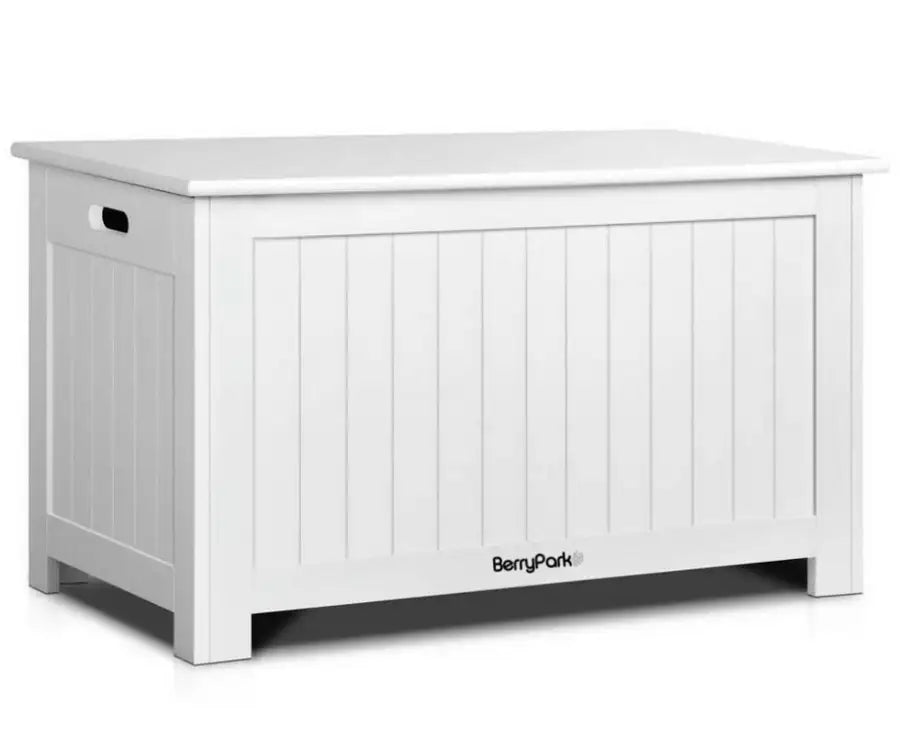 Kids wooden discount toy box