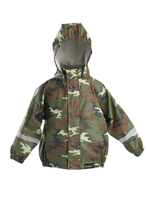 Mum2Mum Rainwear Jacket - CAMO GREEN - Babyonline