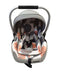 Neeva Capsule with Aluminum Handle - LIGHT GREY & ORANGE - Babyonline