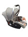 Neeva Capsule with Aluminum Handle - LIGHT GREY & ORANGE - Babyonline