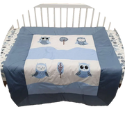 Sleep Tight Cot Bedding Set OWLS - Babyonline